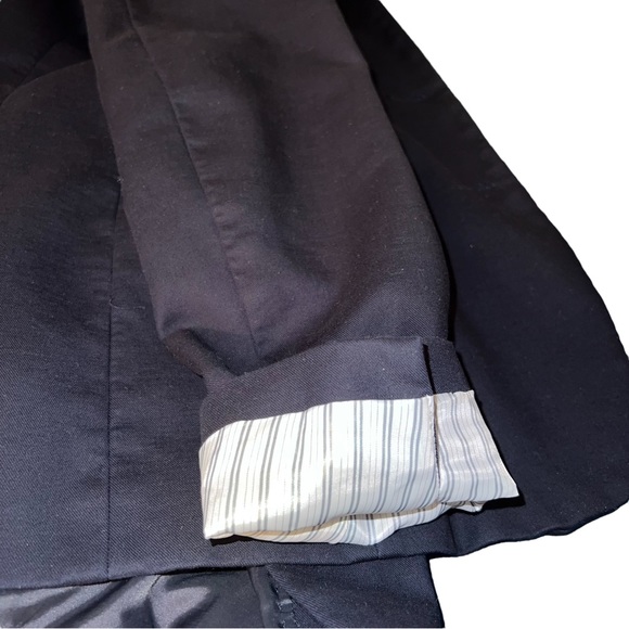 J. Crew Women's Navy Blue Blazer/Suit Jacket, Double button, Cotton, Size 4 - Picture 14 of 15